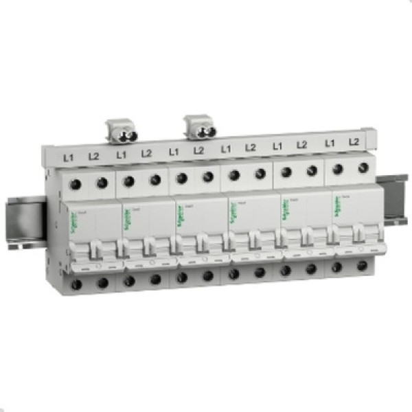 Encontraproduto.com.br - Barramento Fase 2P 80A 12 Polos - EZ9X33212 - Schneider