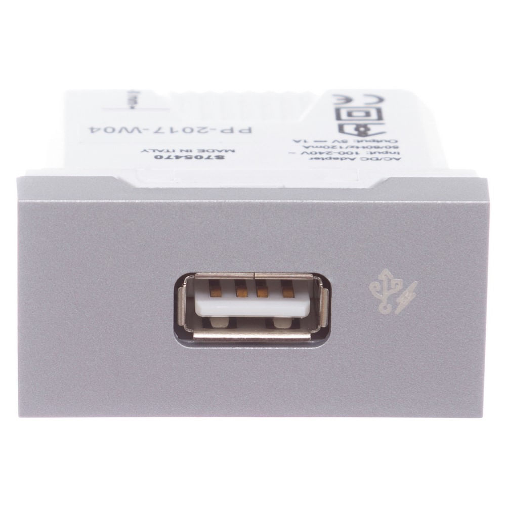 Encontraproduto.com.br - Módulo Carregador Usb S70547074 Alumínio Orion Schneider