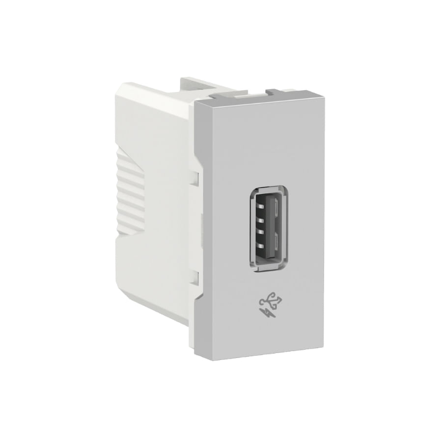 Encontraproduto.com.br - Módulo Carregador Usb S70547074 Alumínio Orion Schneider