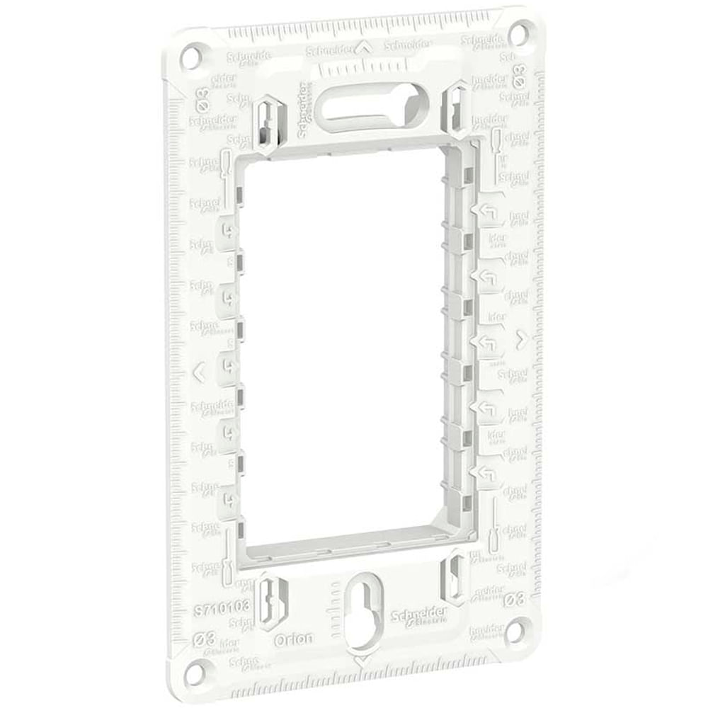 Encontraproduto.com.br - Suporte 4x2 Para 3 Módulos S71010324 Orion