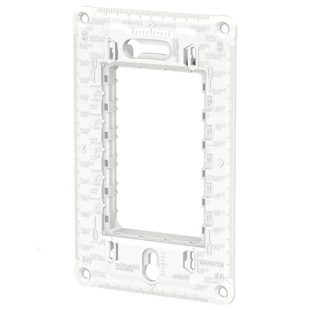 Encontraproduto.com.br - Suporte 4x2 Para 3 Módulos S71010324 Orion
