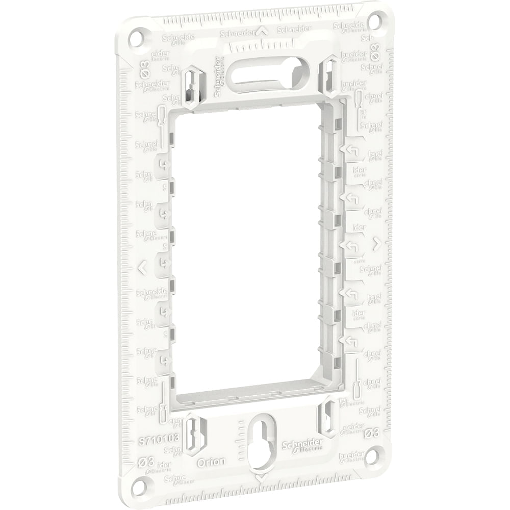 Encontraproduto.com.br - Suporte 4x2 Para 3 Módulos S71010324 Orion