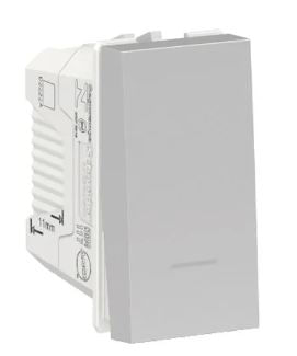 Encontraproduto.com.br - Módulo Interruptor Simples Schneider Orion Branco