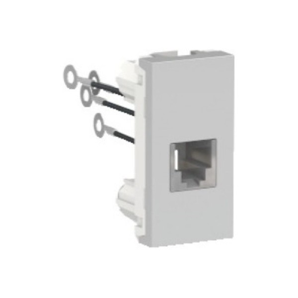 Encontraproduto.com.br - Módulo Schneider Orion Tomada RJ11 Alumínio S70549174