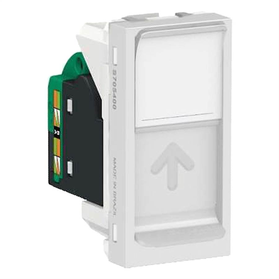 Encontraproduto.com.br - Módulo De Soquete Rj45 (8 Fios) Branco S70540004 Orion Schneider