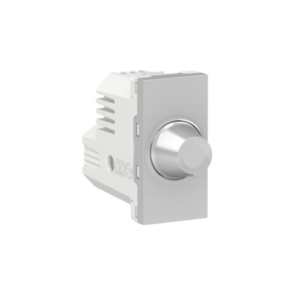 Encontraproduto.com.br - Módulo Dimmer Rotativo 300W Lâmpada Incandescente E Halógena S70710074 Alumínio 1 Módulo Orion Schneider