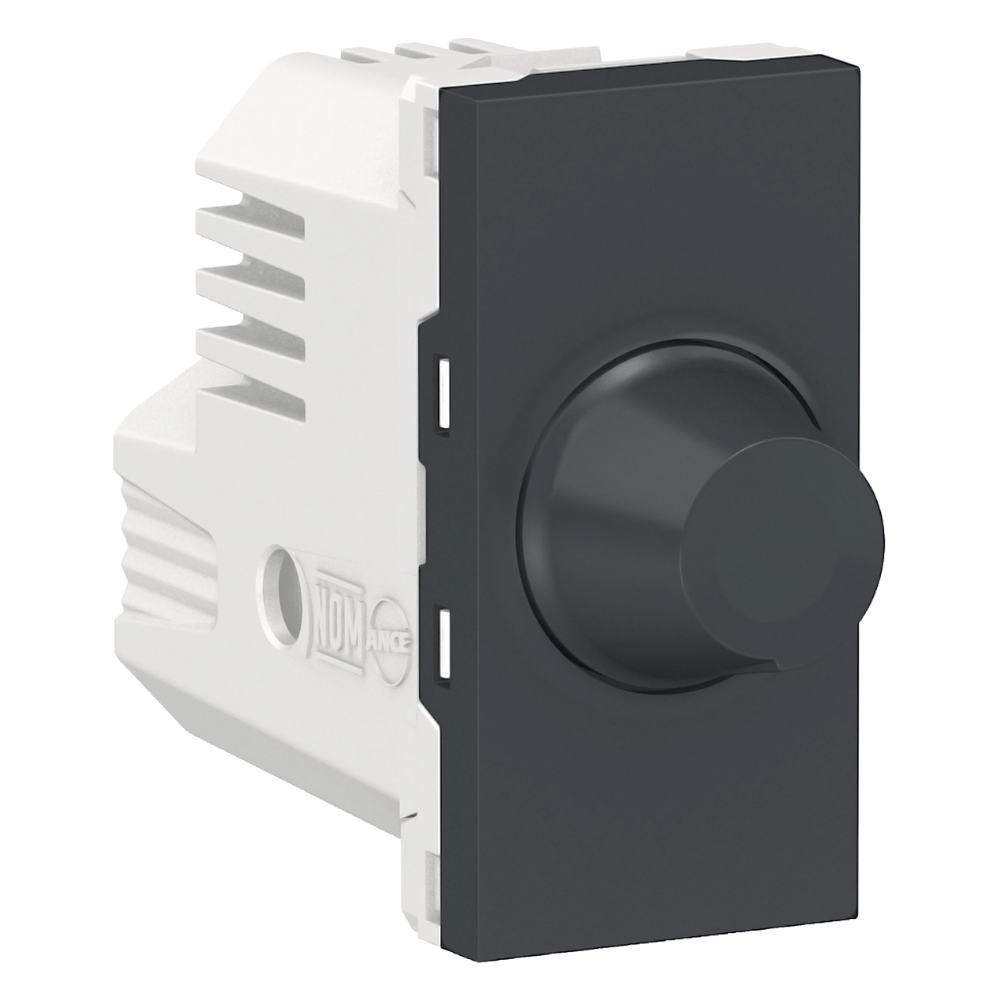 Encontraproduto.com.br - Modulo Dimmer Rotativo Lâmpada Led 1m Orion Grafite Schneider
