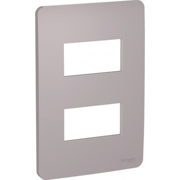 Placa Scheneider Orion Axis Grey 4X2 2 Postos