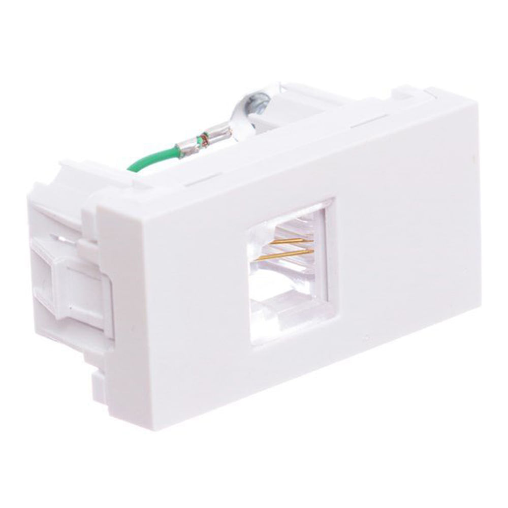 Módulo Tomada Schneider Orion RJ11 2 Fios Branco