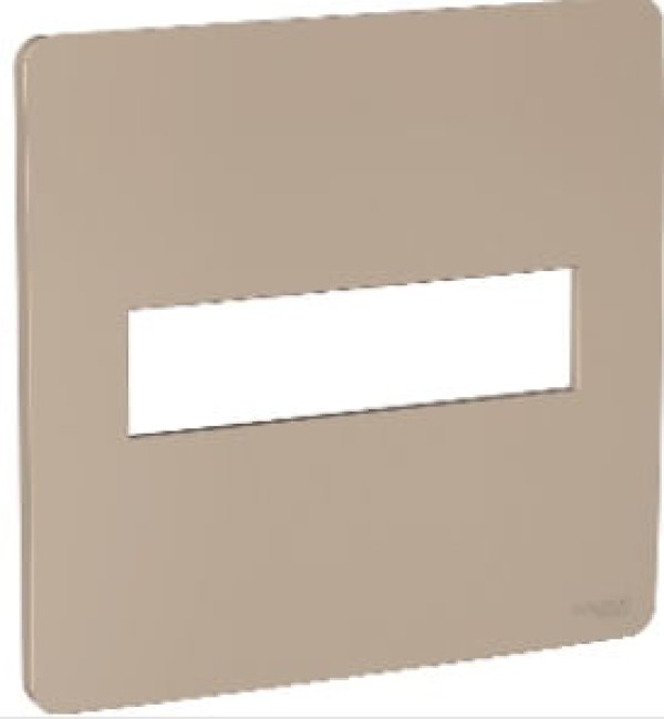 Encontraproduto.com.br - Placa 4x4  2 Postos Orion Bege Schneider