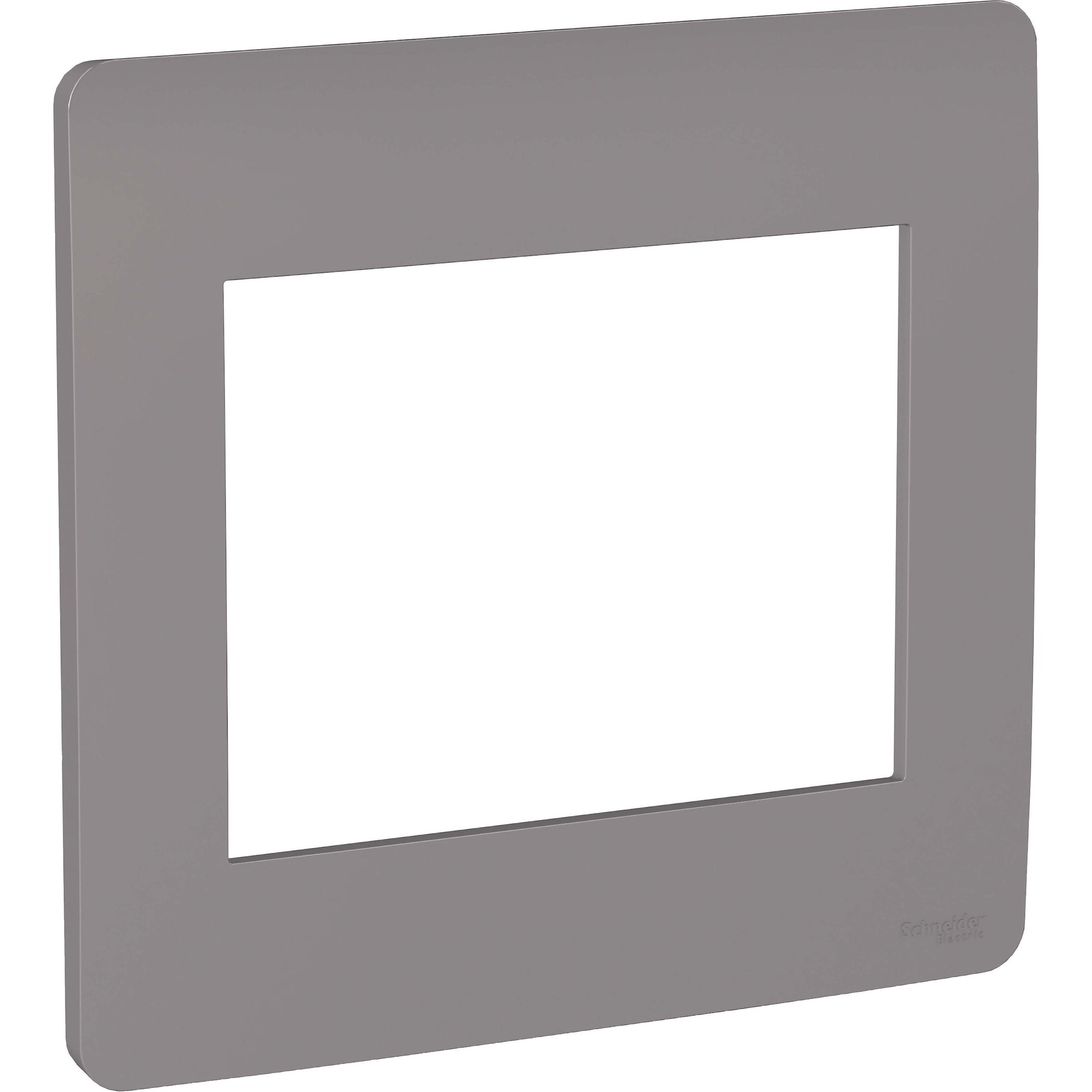 Encontraproduto.com.br - Placa 4X4 6 Postos Orion Axis Grey Schneider