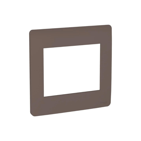Encontraproduto.com.br - Placa 4X4 Para 6 Módulos S730203264 Planet Brown Orion Schneider