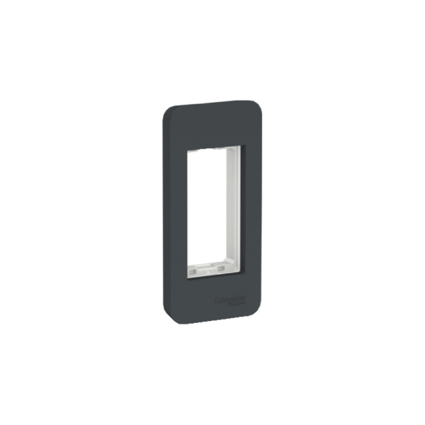 Placa Suporte S731001094 Grafite 1 Módulo Para Divisória Orion Schneider