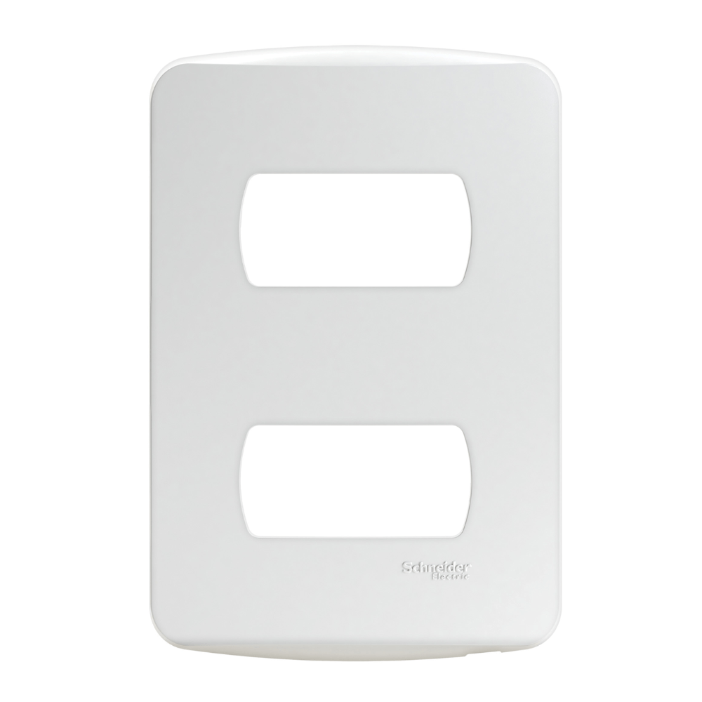 Encontraproduto.com.br - Placa 4x2 2 Postos Com Suporte Branco Miluz Schneider