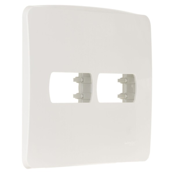 Encontraproduto.com.br - Placa 4x4 Para 2 Módulos Com Suporte Miluz – Schneider