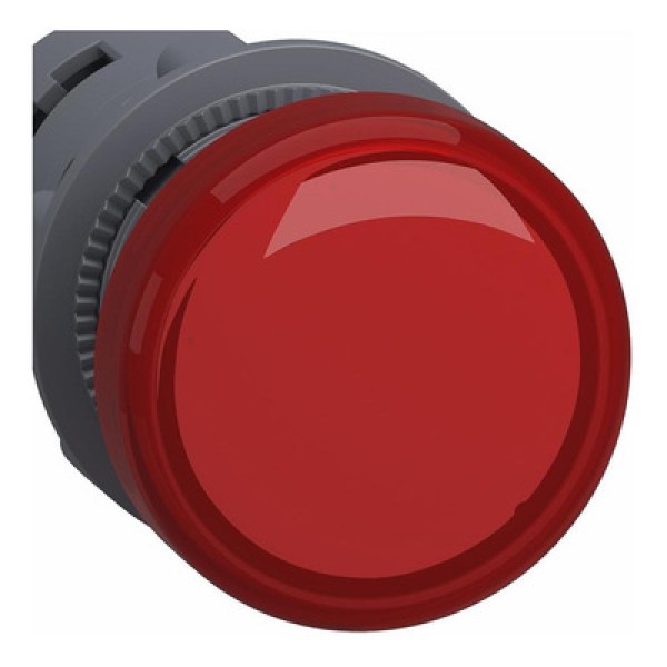 Encontraproduto.com.br - Sinaleiro Redondo 22Mm Monobloco Led 24V Vermelho Xa2Evb4Lc Plástico Schneider