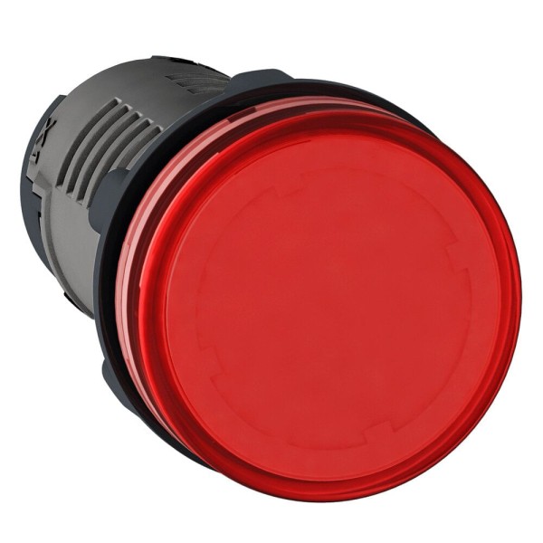 Encontraproduto.com.br - Sinaleiro Redondo 22Mm Monobloco Led 24V Vermelho Xa2Evb4Lc Plástico Schneider