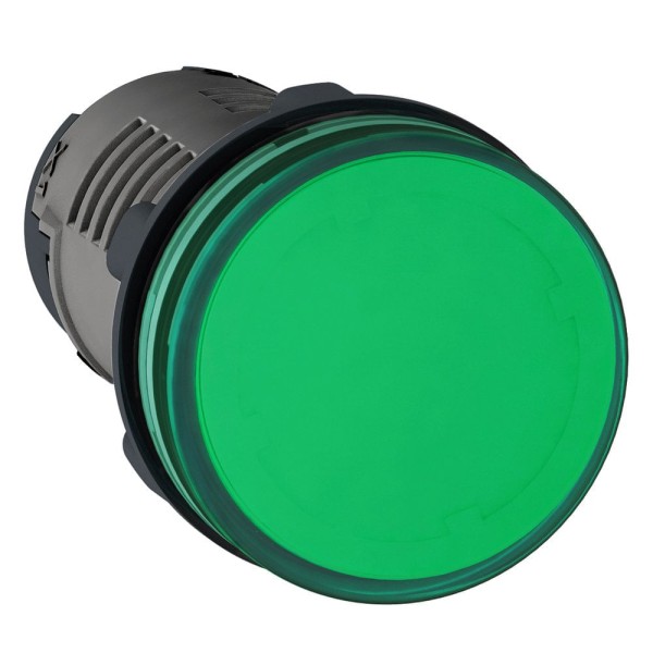 Encontraproduto.com.br - Sinaleiro Redondo 22Mm Monobloco Led Verde Xa2Evm3Lc Plástico Schneider