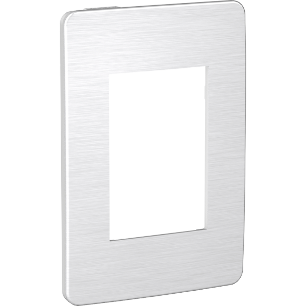 Encontraproduto.com.br - Placa 4x2 3 Postos Orion Cosmic Grey Schneider