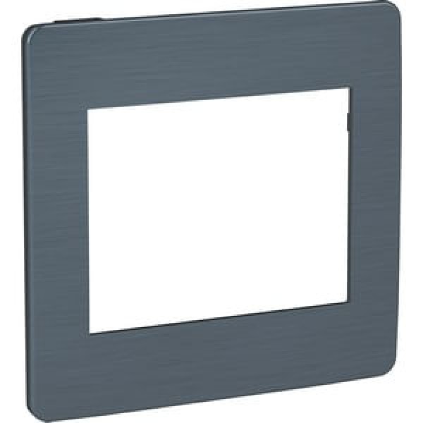 Encontraproduto.com.br - Placa 4x4 6 Módulos Grafite Alumínio Galaxy Black Orion materiais Scnheider