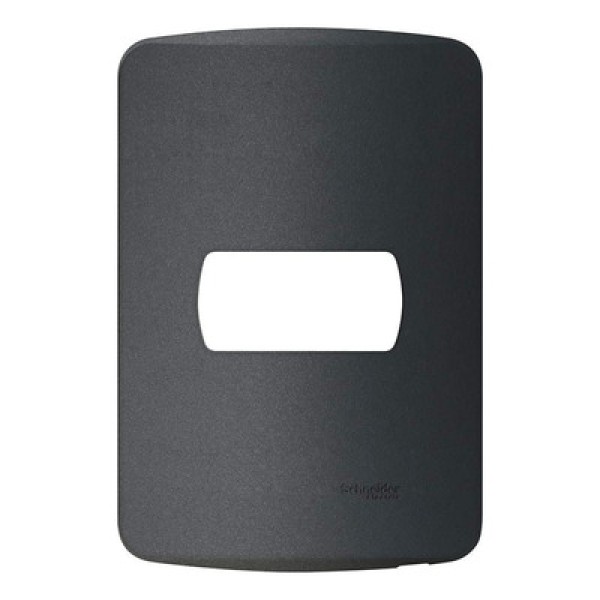 Encontraproduto.com.br - Placa 4X2 Para 1 Módulo Com Suporte Grafite Miluz S3B77111 Schneider