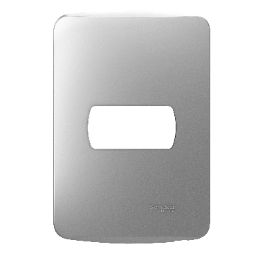 Placa 4x2 1 Posto Com Suporte Alumínio Miluz Colors Schneider