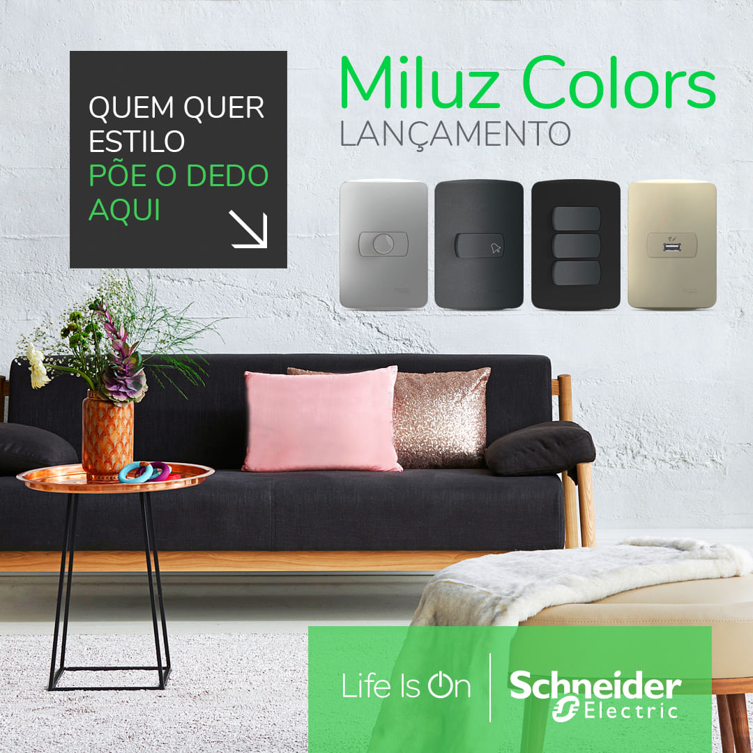 Encontraproduto.com.br - Placa 4X2 Para 3 Módulos Com Suporte Alumínio Miluz S3B77132 Schneider