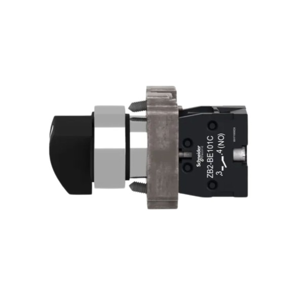 Encontraproduto.com.br - Comutador 2 Posições 22Mm Metálico 1Na Manopla Longa Fixa Xb2Bj21C Schneider