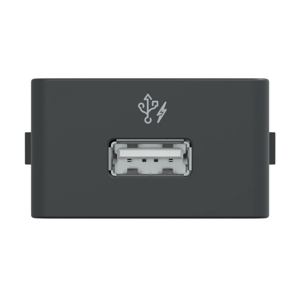 Encontraproduto.com.br - Módulo Carregador Usb-A S401501 Grafite Fosco Lunare Up Schneider