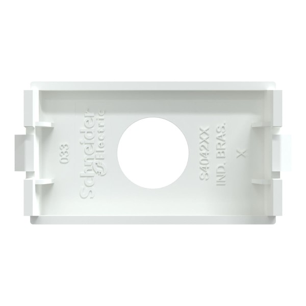 Encontraproduto.com.br - Módulo Saida Fio S404207 Branco Fosco Lunare Up Eb/2Pc Schneider