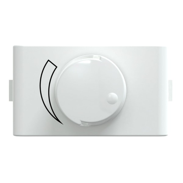 Módulo Dimer Rotativo 300W 127V S405100 Branco Brilhante Lunare Up Schneider