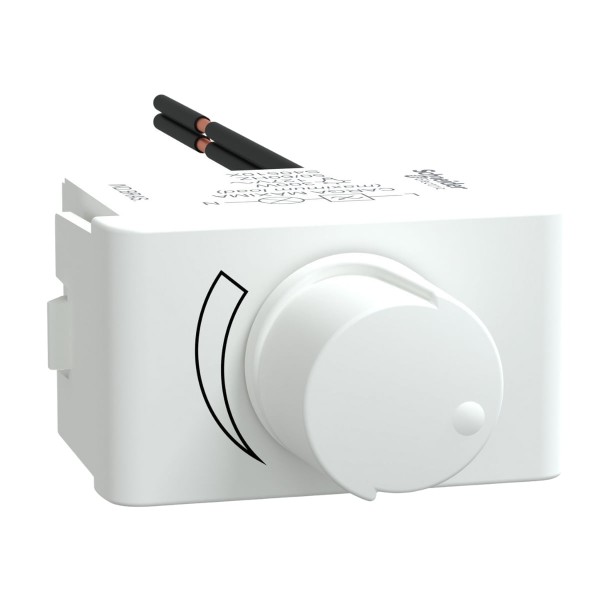 Encontraproduto.com.br - Módulo Dimer Rotativo 600W 220V S405117 Branco Fosco Lunare Up Schneider
