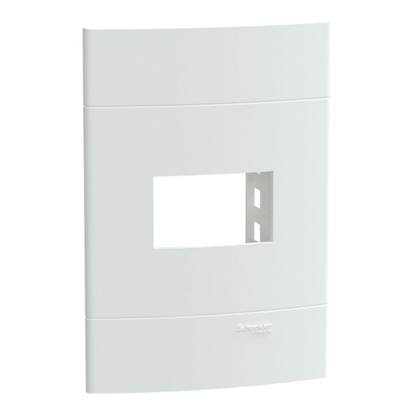 Encontraproduto.com.br - Placa 4X2 Para 1 Módulo+Suporte S421217 Branco Fosco Lunare Up Schneider