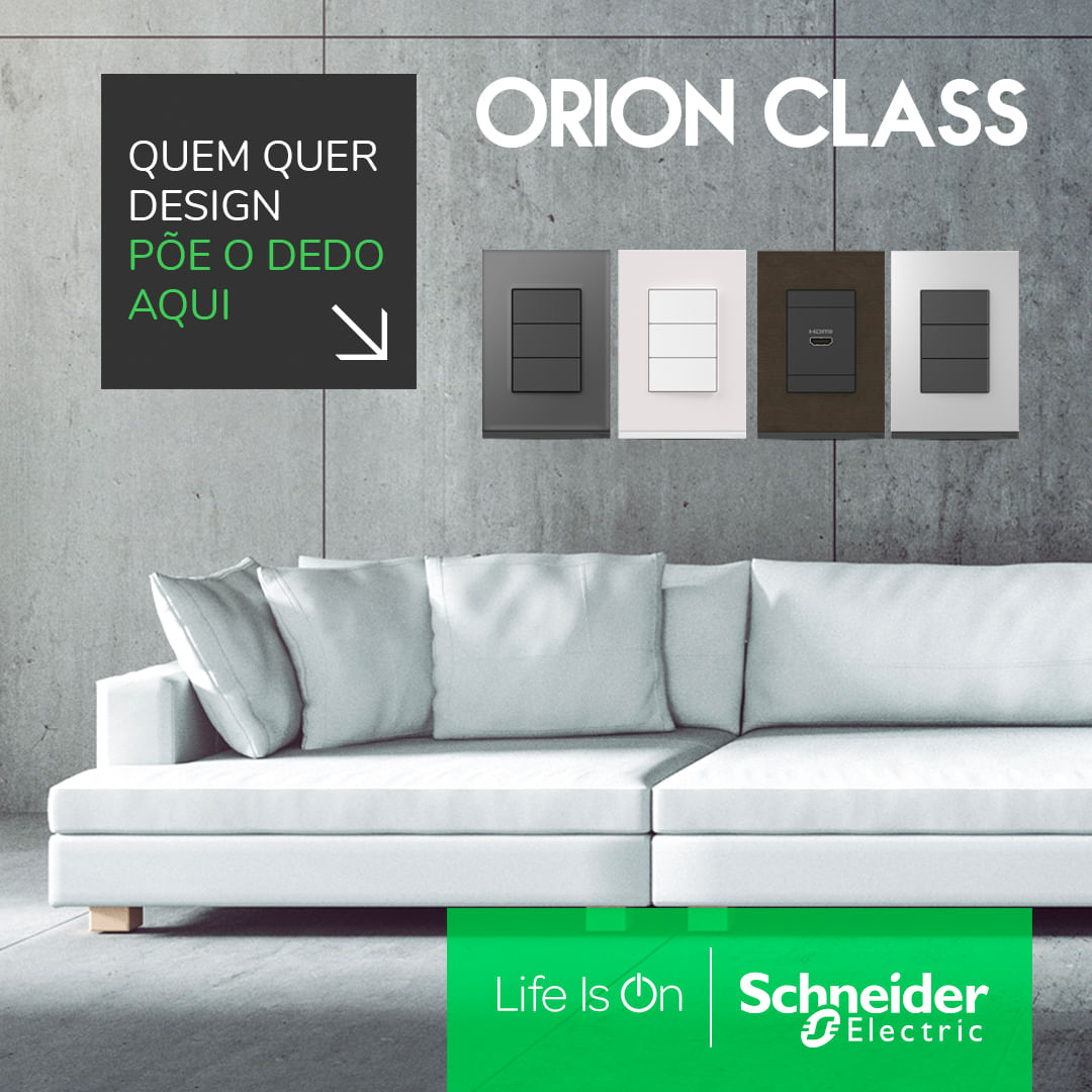 Encontraproduto.com.br - Placa 4X2 Para 3 Módulos Horizontais Com Suporte Branco E Branco Fenix Orion Schneider
