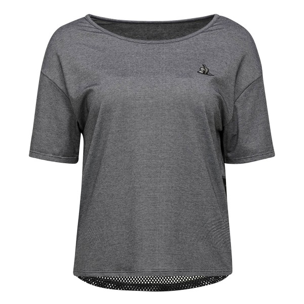 Encontraproduto.com.br - Camiseta Loose Tech Cinza - Le Coq Sportif