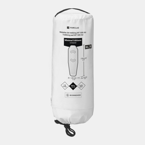Encontraproduto.com.br - Colchão de Trekking Inflável MT500 Air GG 180X52 cm Forclaz