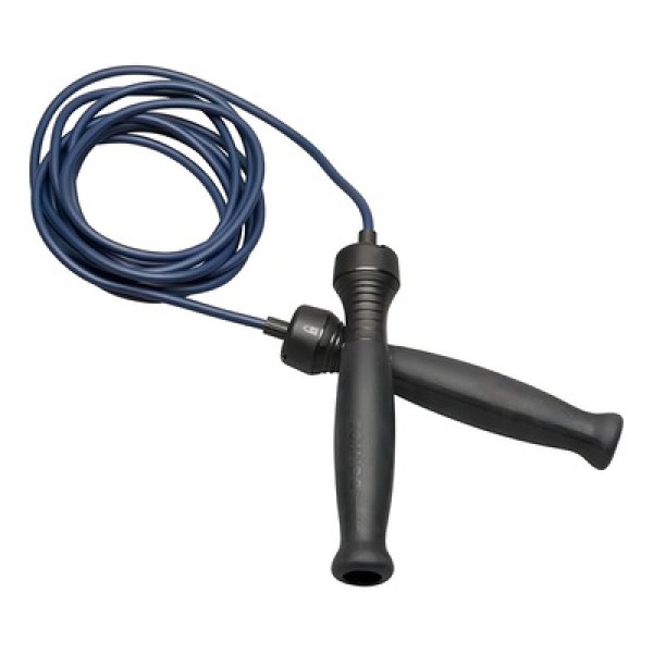 Encontraproduto.com.br - Corda de Pular de Treino com Pegas de Borracha Ajustável 3m Domyos