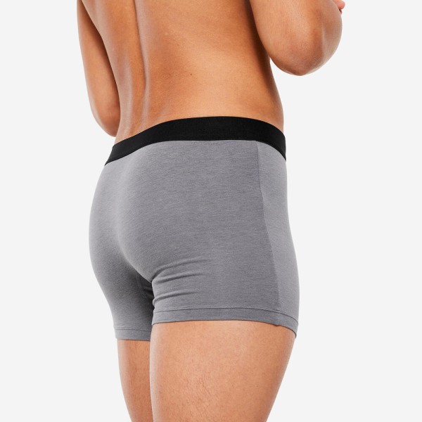 Encontraproduto.com.br - Cueca Boxer Em Algodão Fitness (conjunto Com 3) Domyos