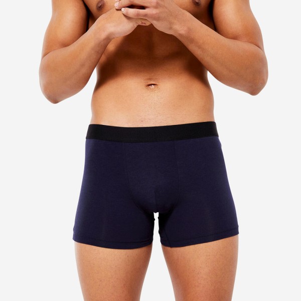 Encontraproduto.com.br - Cueca Boxer Em Algodão Fitness (conjunto Com 3) Domyos