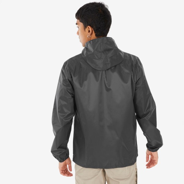Encontraproduto.com.br - Casaco Masculino de Trilha Impermeável Raincut Fullzip Quechua