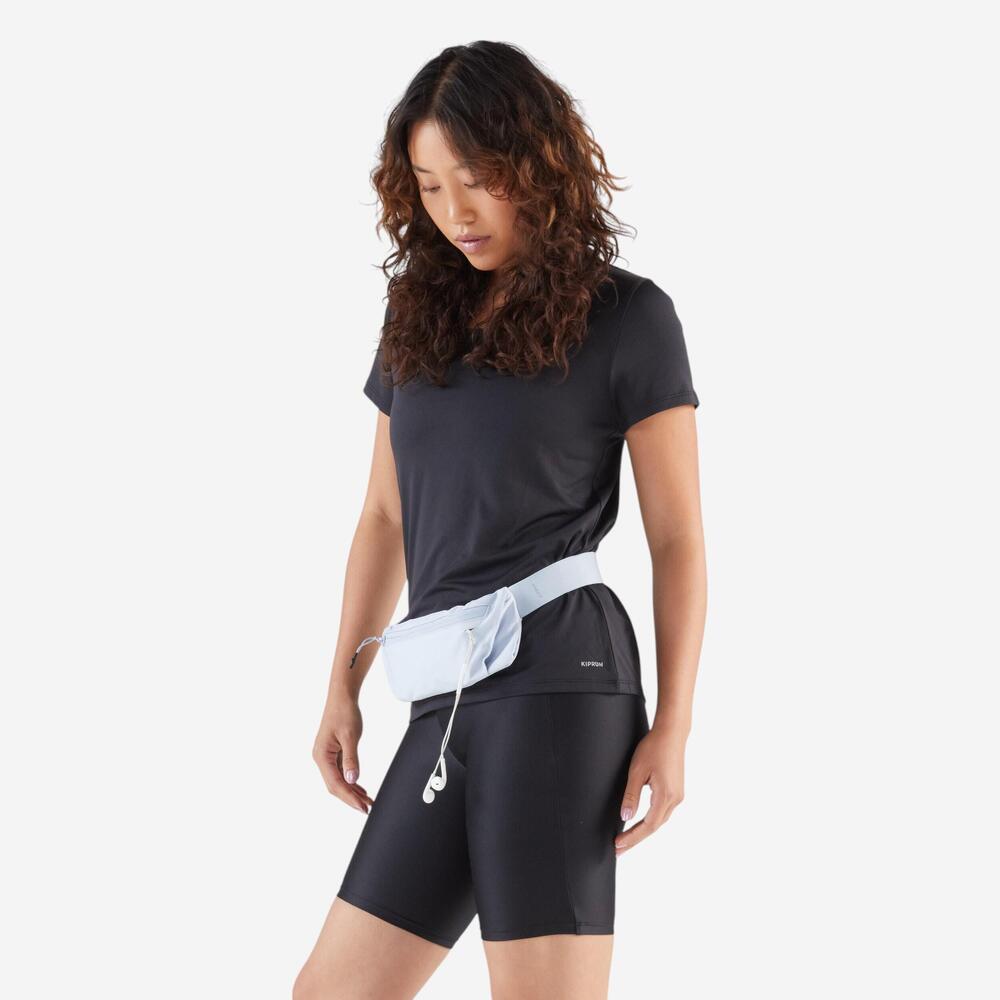 Encontraproduto.com.br - Cinto de Corrida para Celular Kiprun Cinza