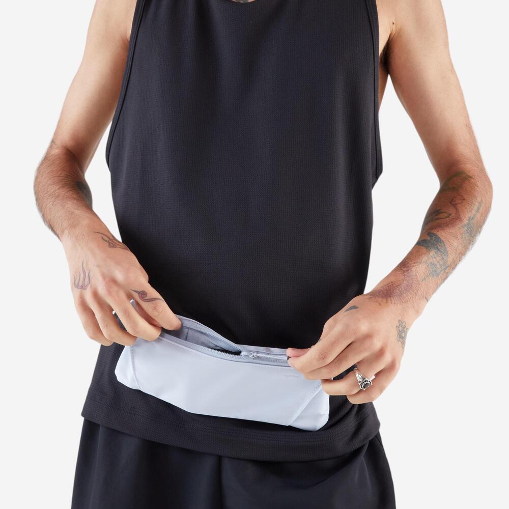 Encontraproduto.com.br - Cinto de Corrida para Celular Kiprun Cinza