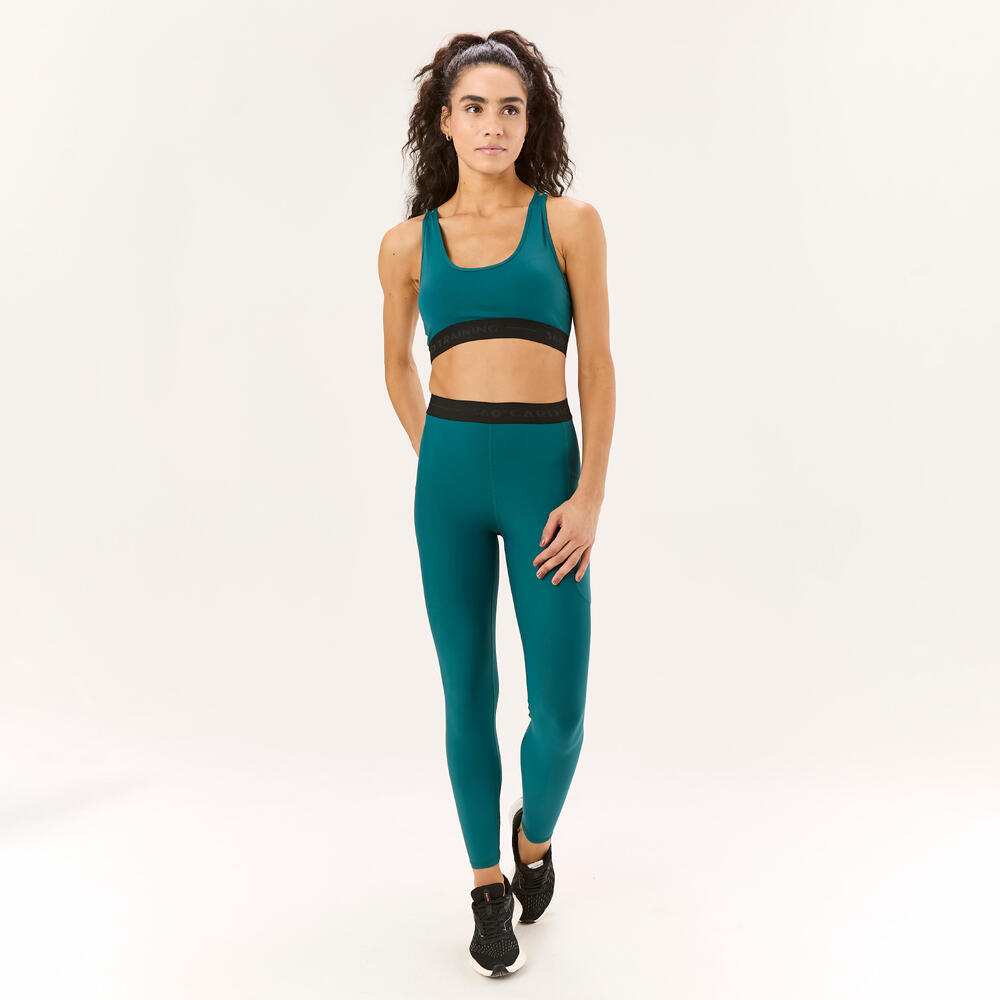 Encontraproduto.com.br - Legging Feminina de Treino 500 Domyos