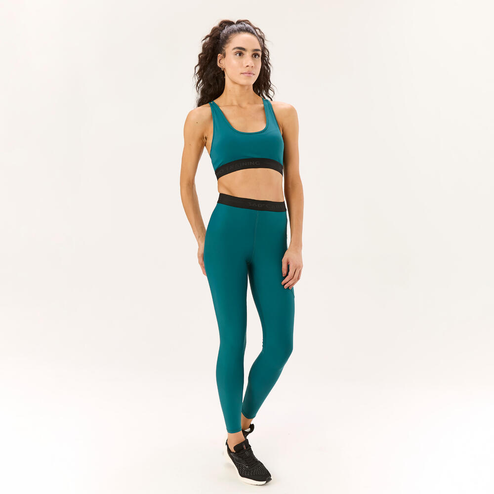 Encontraproduto.com.br - Legging Feminina de Treino 500 Domyos