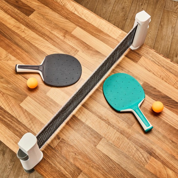 Encontraproduto.com.br - Kit de Tênis de Mesa Rollnet (2 Raquetes + 2 Bolas) Pongori
