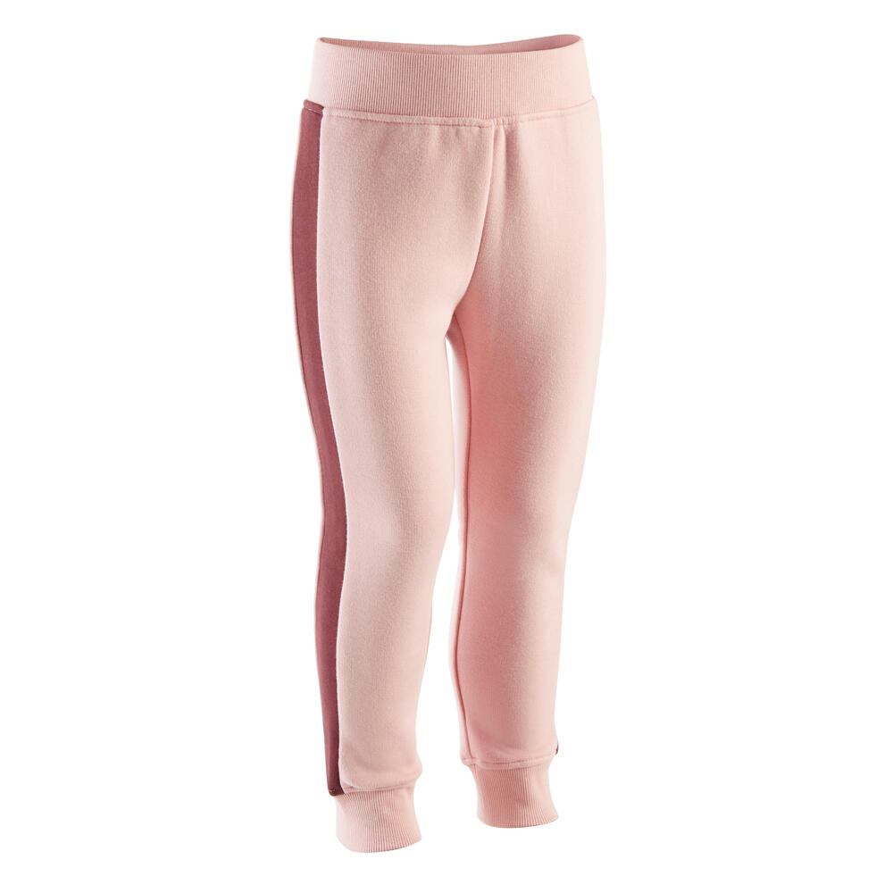 Calça Infantil de Ginástica Moleton Quente Domyos