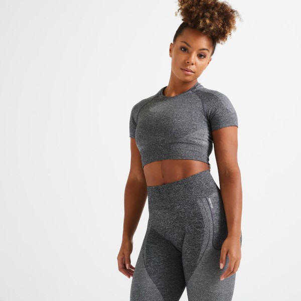 Cropped Feminino de Treino Domyos