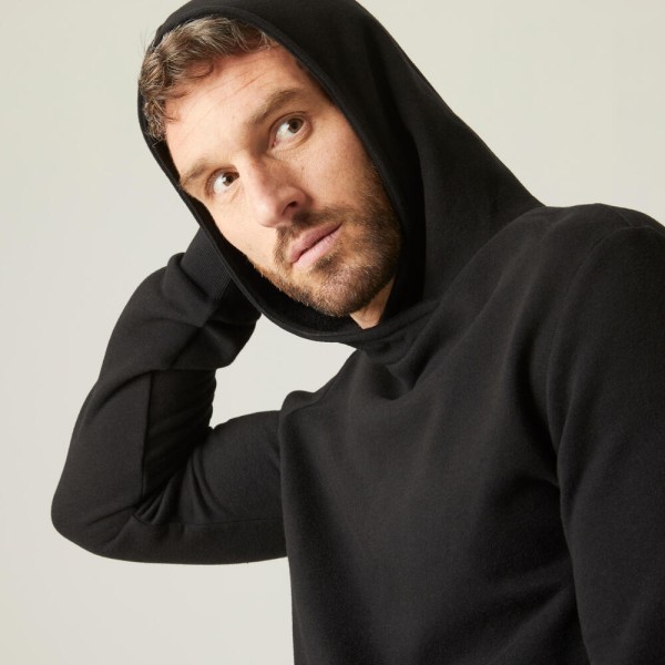 Encontraproduto.com.br - Blusa Masculina de Moleton Ginástica com Capuz Domyos