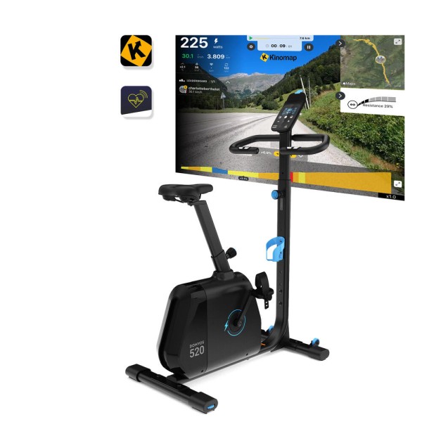 Encontraproduto.com.br - Bicicleta Ergométrica EB 520 Autoalimentada Domyos
