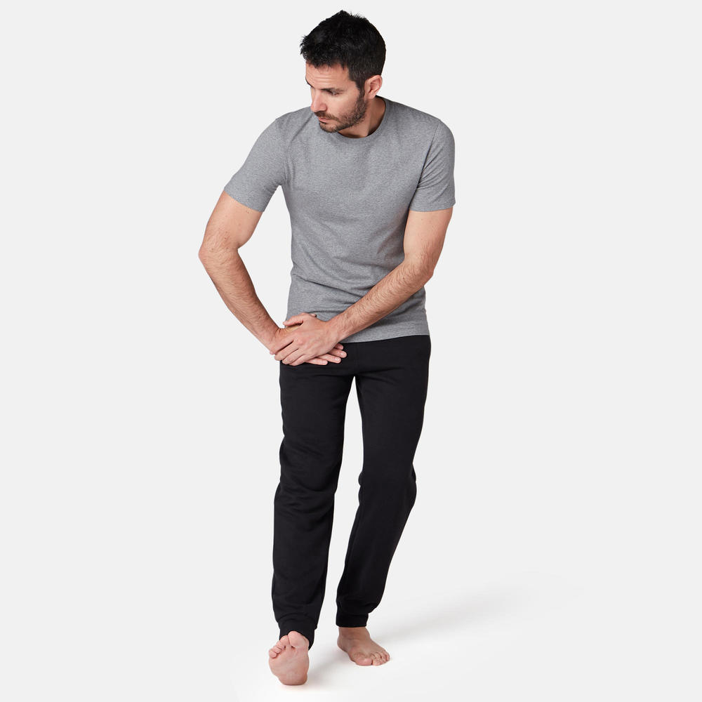 Encontraproduto.com.br - Calça Masculina de Ginástica Moleton Flanelada Domyos